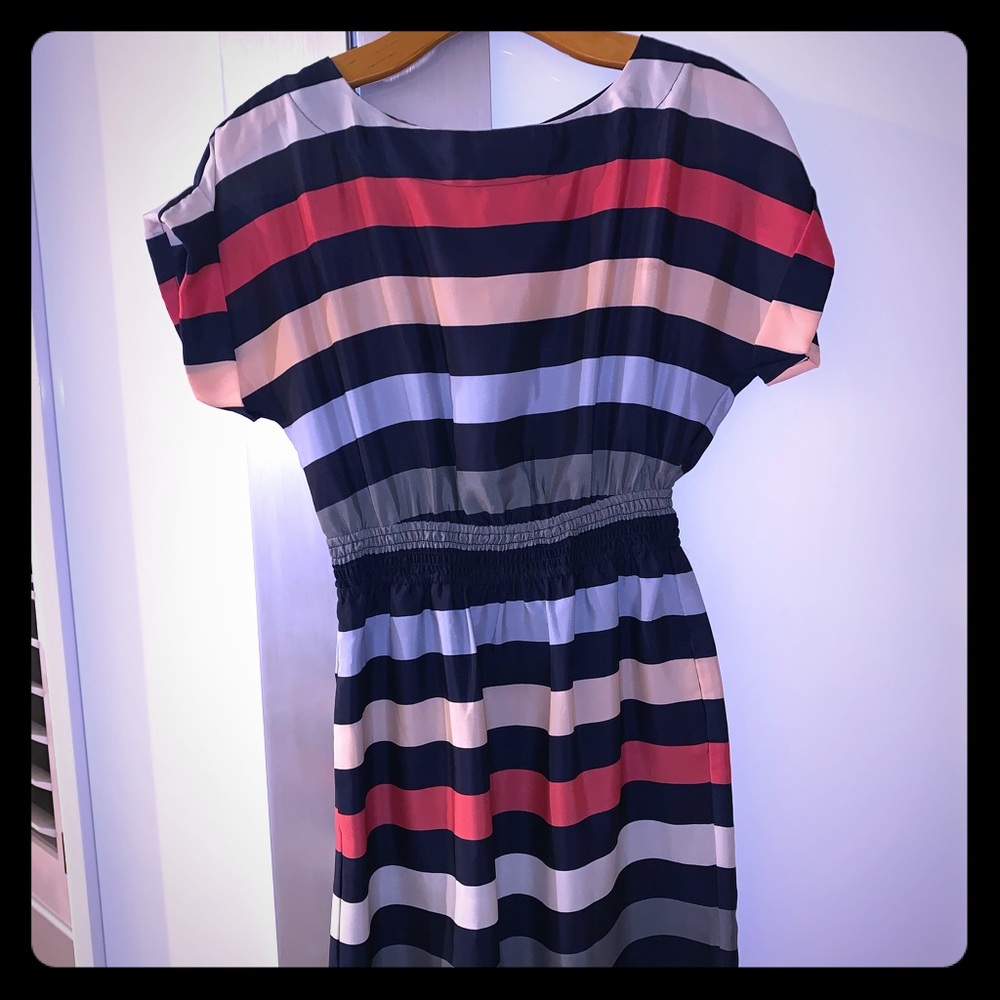 A BCBG striped flowy dress